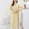 Designer Printed Yellow Lawn Replica