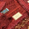 Designer Maroon Organza Replica - Image 3