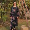 Iznik Black Floral Lawn Replica