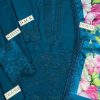 Noor by sadia Dark Blue Cotton Lawn Replica - Image 2