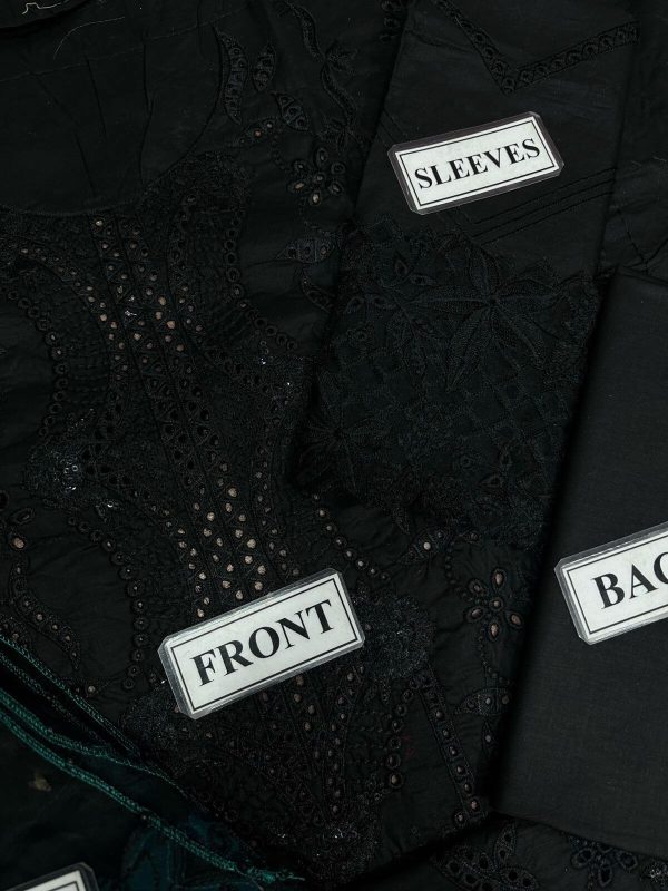 Rang Rasia Black Cotton Lawn Replica - Image 3