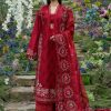 Designer Red Cotton Lawn Replica