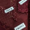 Designer Maroon Chiffon Replica - Image 3