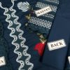 Designer Navy Blue Lawn Replica - Image 4