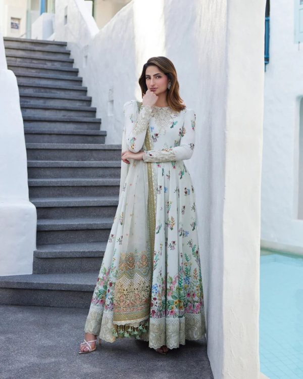 Faiza Saqlain Avelina Lawn Replica