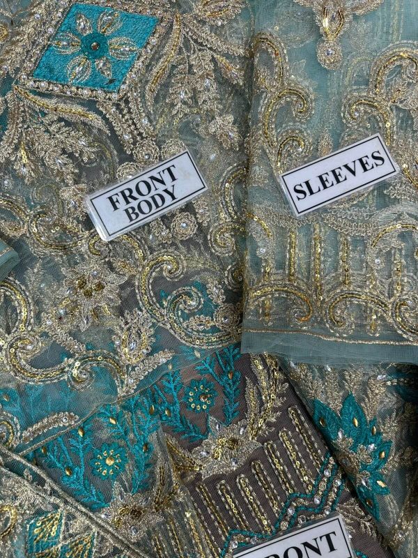 Ahmed Sultan Net Bridal Wear Replica - Image 5
