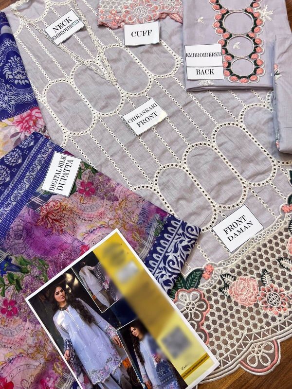 Designer Lavender Cotton Replica - Image 5