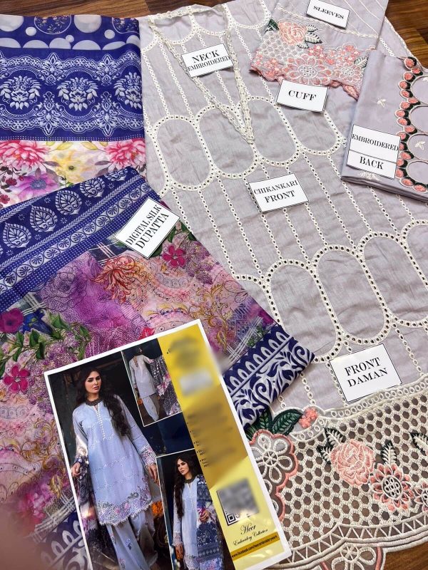 Designer Lavender Cotton Replica - Image 3