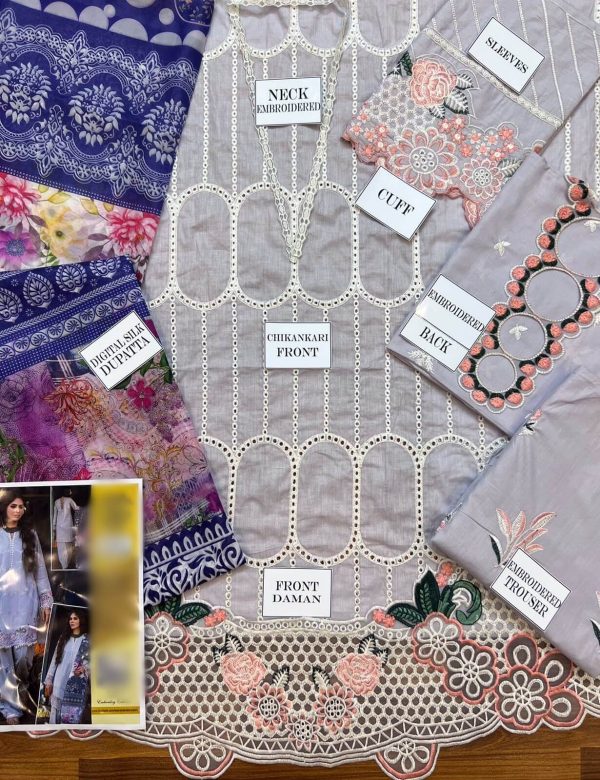 Designer Lavender Cotton Replica - Image 2