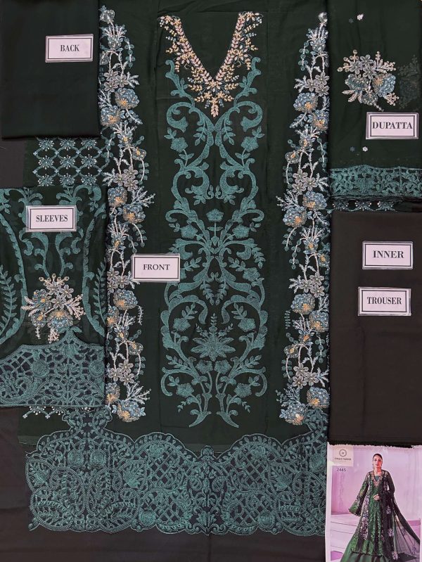 Maria b BD-3008 Chiffon Replica - Image 2