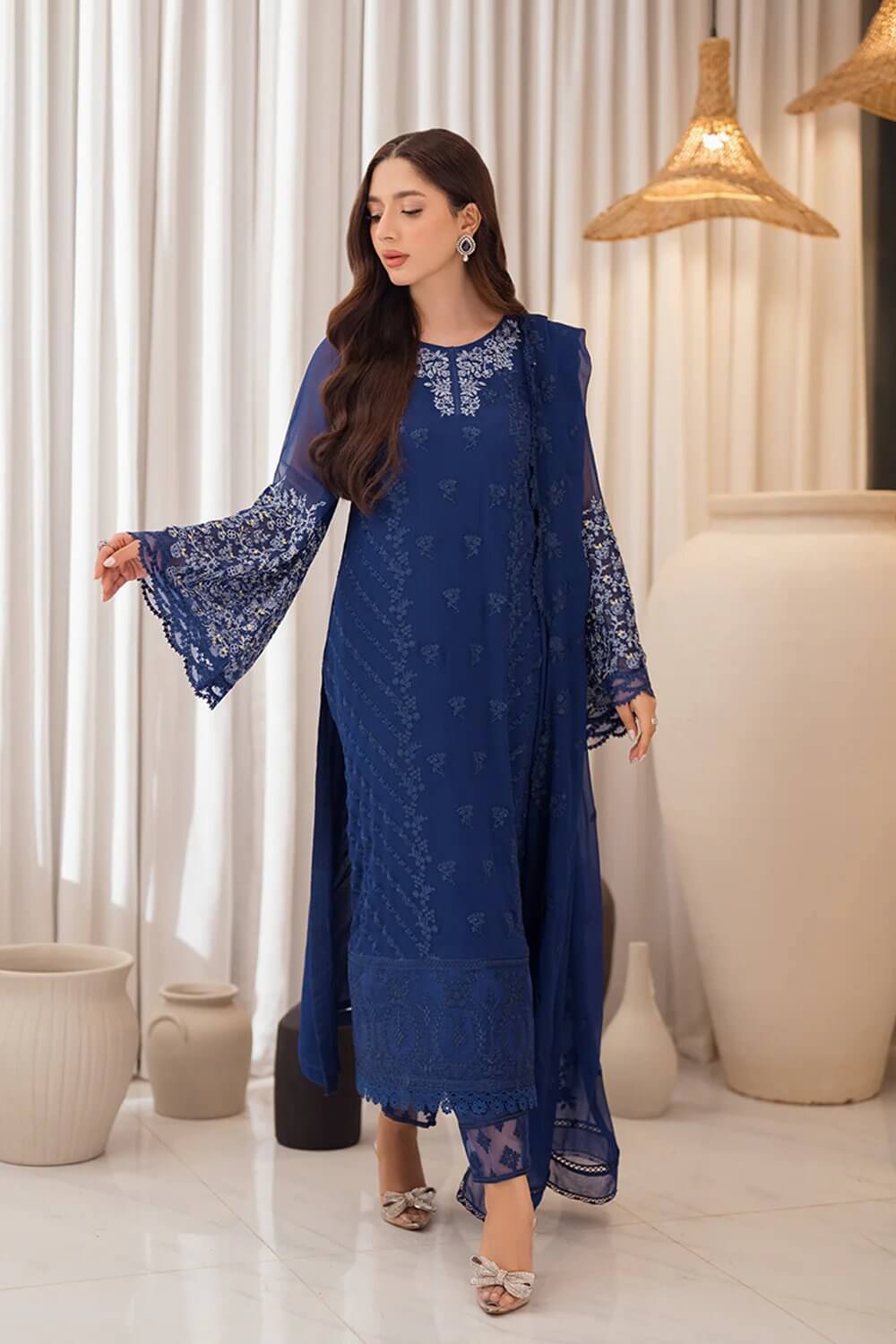 Azure Breeze Chiffon Replica