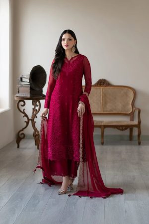 Azure Ruby Red Chiffon Replica