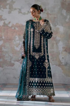 Emaan Adeel Zinc Velvet Replica