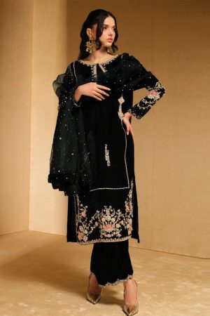 Khakha Formal Black Velvet Replica