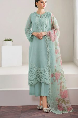 Baroque Light Green Organza Replica