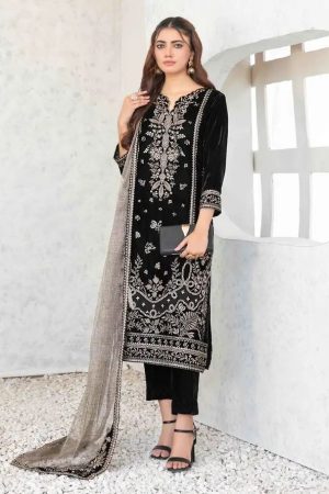 Tawakal Black Formal Velvet Replica