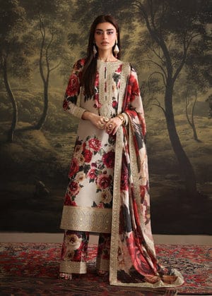 Iznik Floral Silk Formal Wear Replica