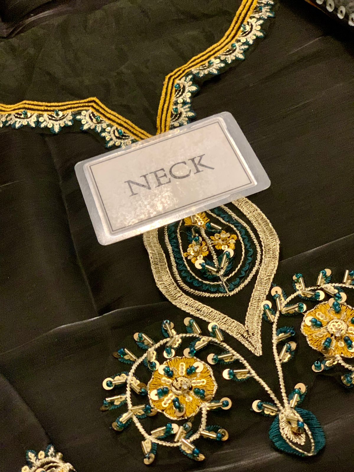 Elara Pure Black Lava Silk Replica - Image 7