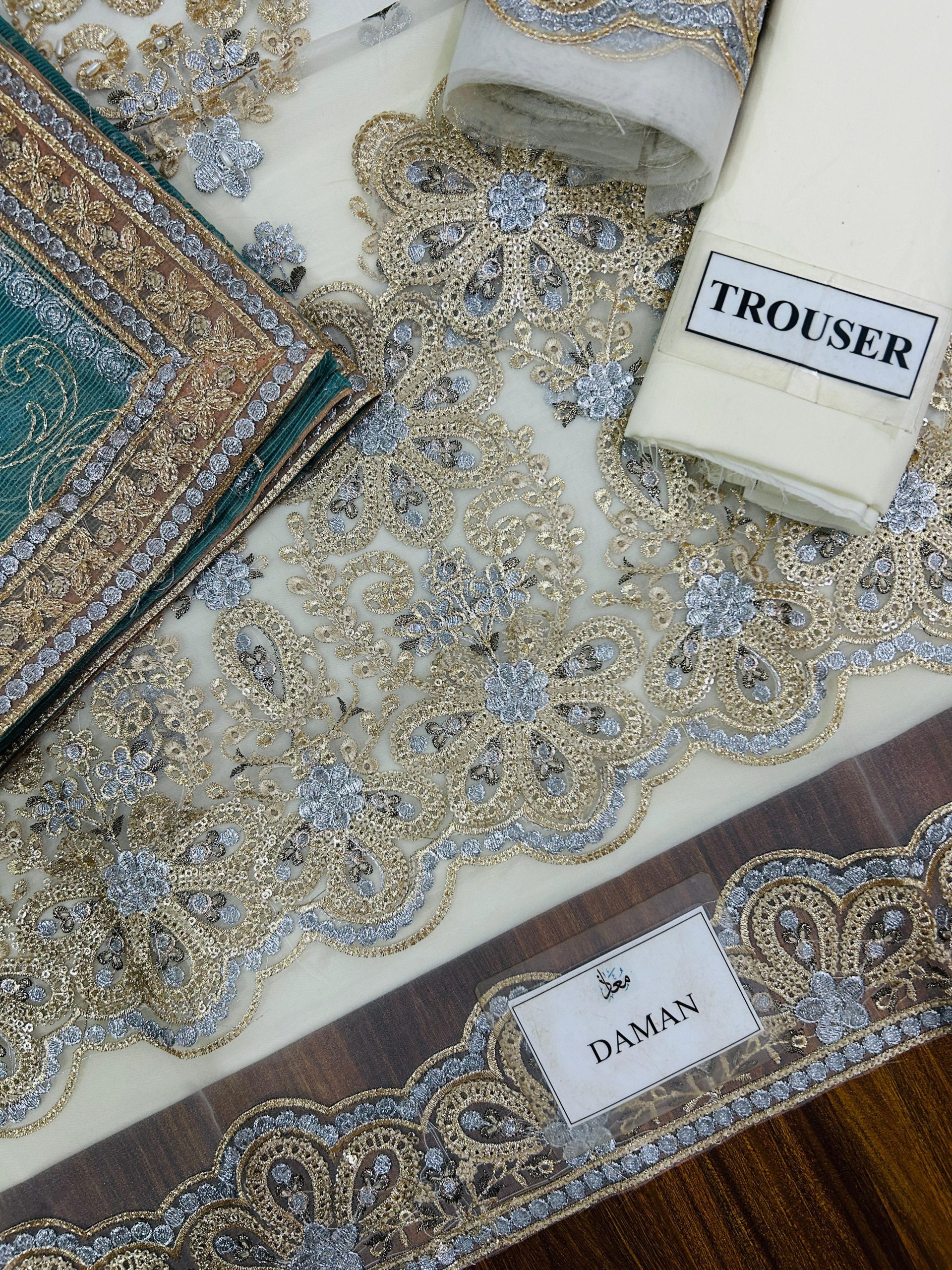 Adan Libas White Organza Formal Wear Replica - Image 4