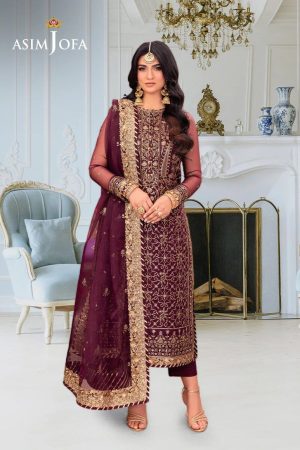 Asim jofa AJEMB-24 Chiffon Replica