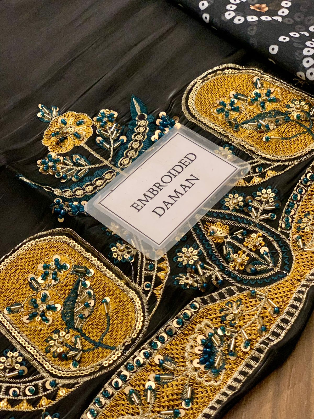 Elara Pure Black Lava Silk Replica - Image 5