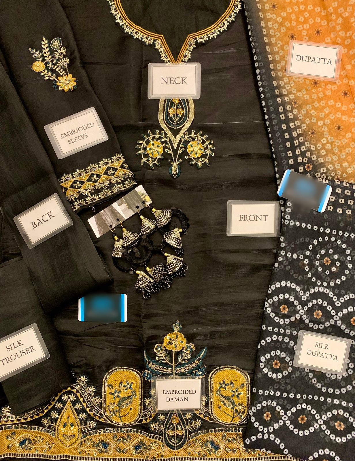 Elara Pure Black Lava Silk Replica - Image 2