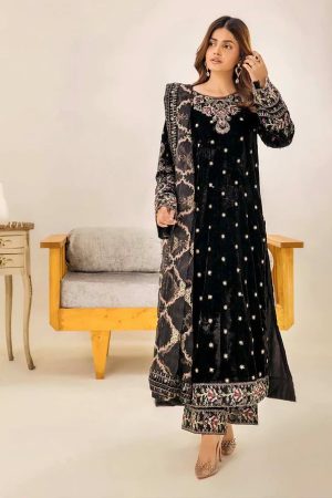 Adan libas Black Velvet Replica