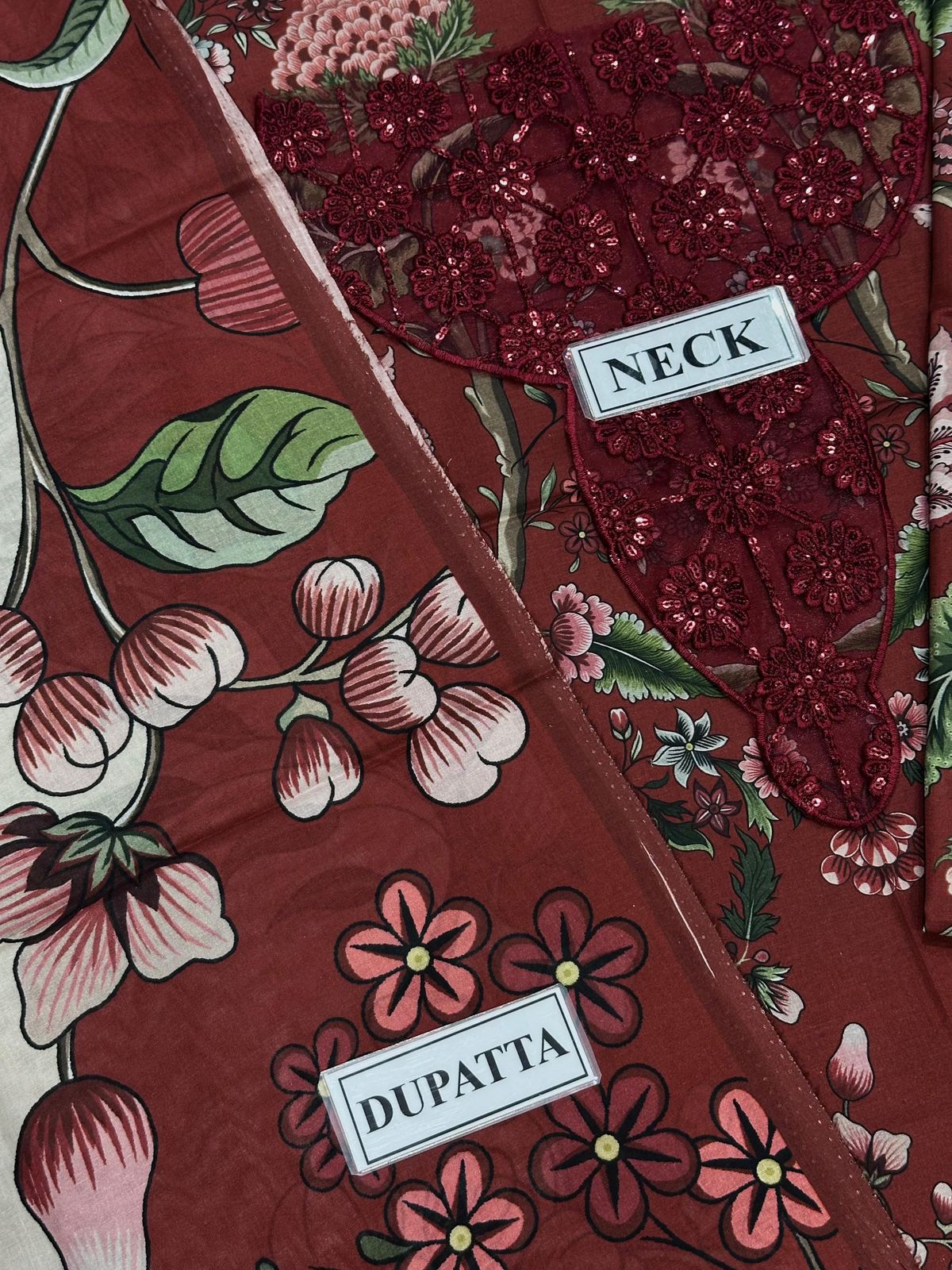 Maria b MPT-2709-A Lawn Replica - Image 3