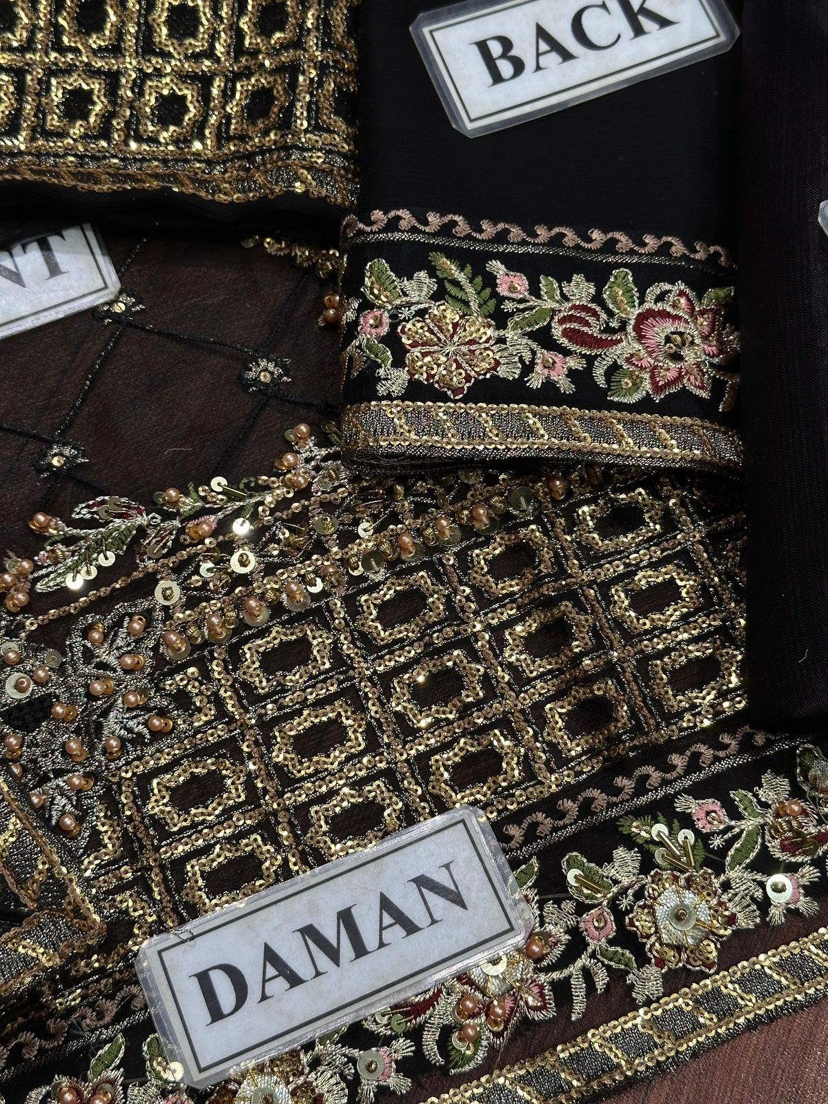 Charizma Black Party Wear Replica - Image 4