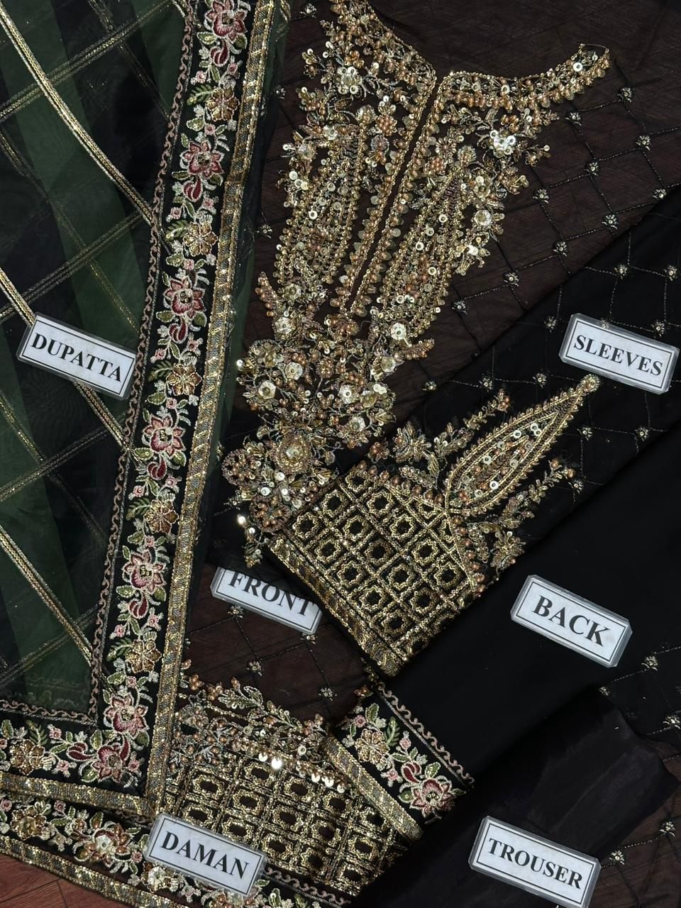 Charizma Black Party Wear Replica - Image 2