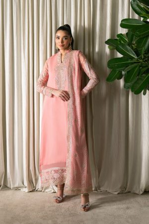 Neeshay Tea Pink Chiffon Replica