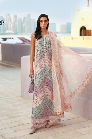 Maria b 12-B Swiss Lawn Replica