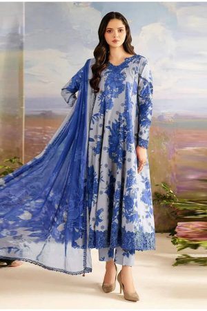 Iznik White Floral Lawn Replica