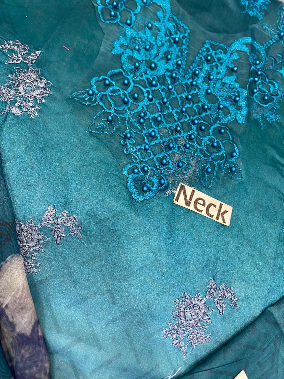 Noor by Sadia Asad Tie And Die Lawn Replica - Image 4