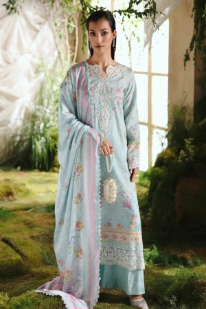 Rajbari Light Blue Lawn Replica