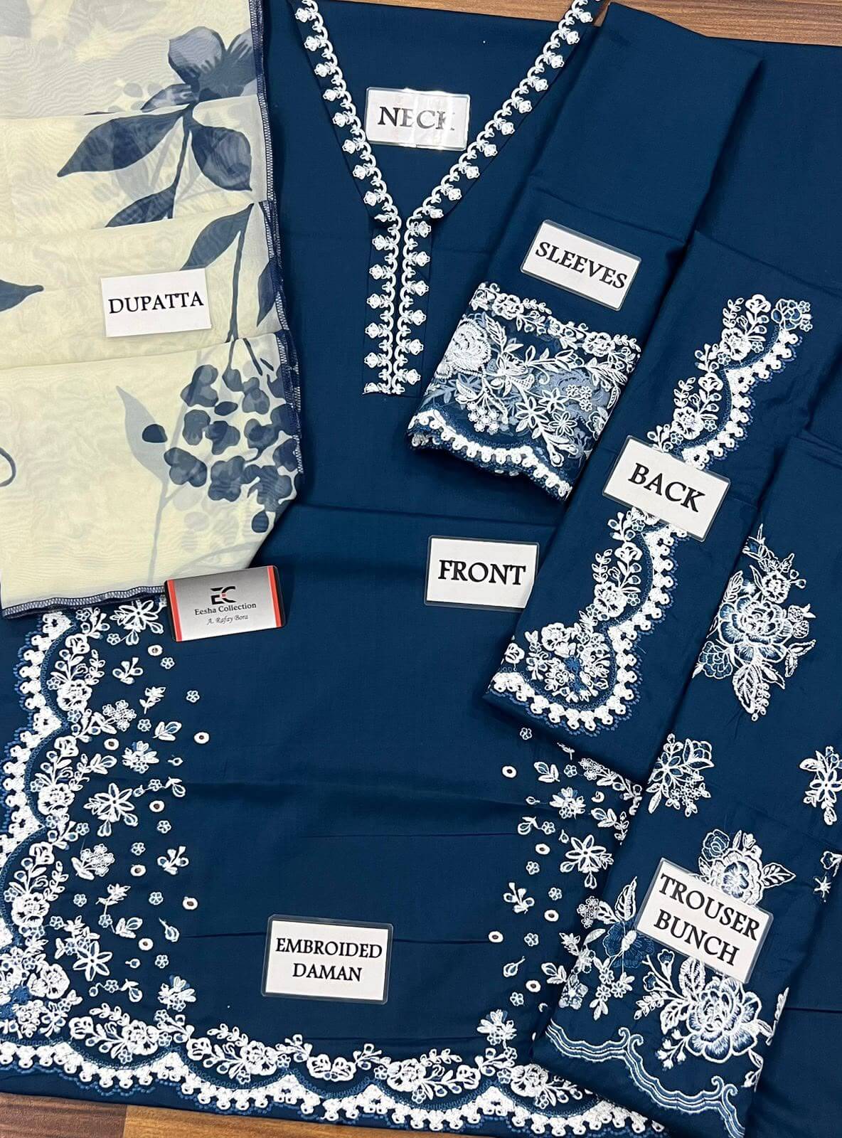 Zara Coco Blue Cotton Replica - Image 2