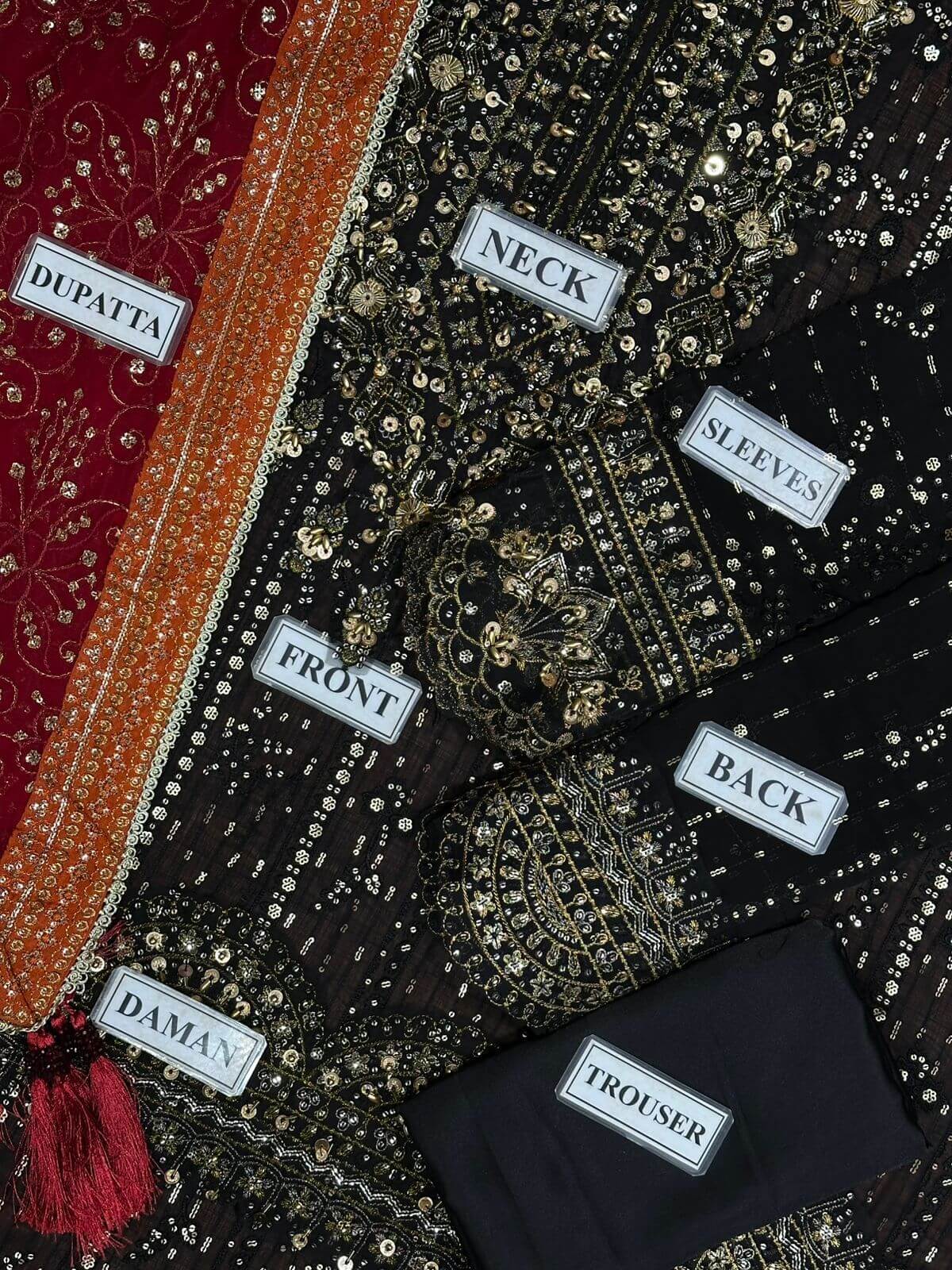 Aik Atelier Black Beauty Chiffon Replica - Image 2