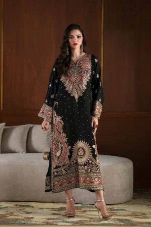 Ethnic Silk Kaftan Party Wear Replica