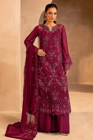 Maryam's Purple Chiffon Replica