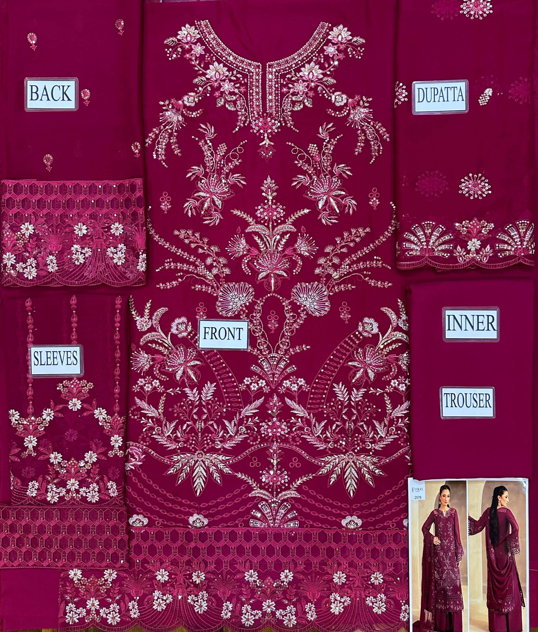 Maryam's Purple Chiffon Replica - Image 2