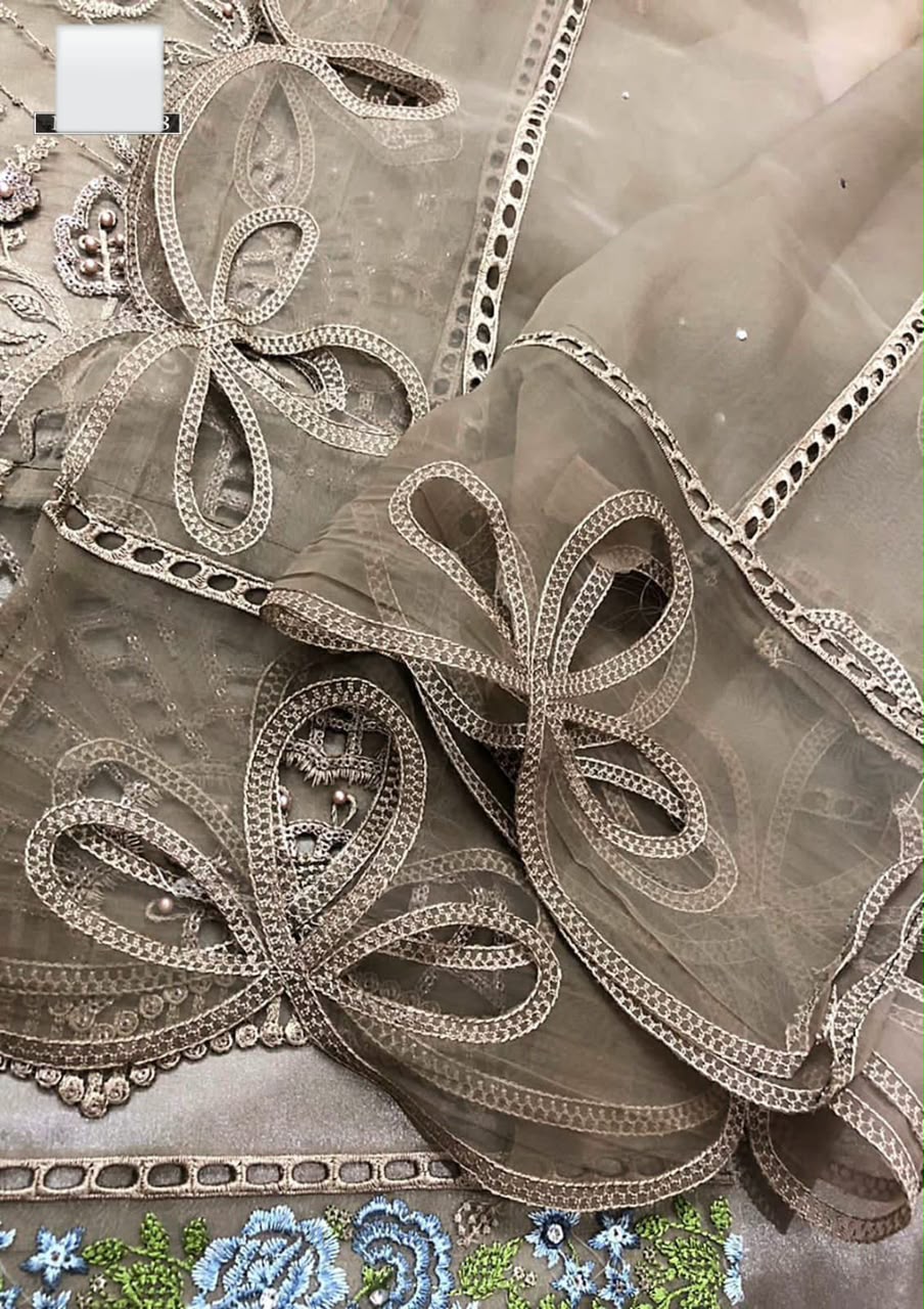 Maria b BD-2501 Organza Replica - Image 3