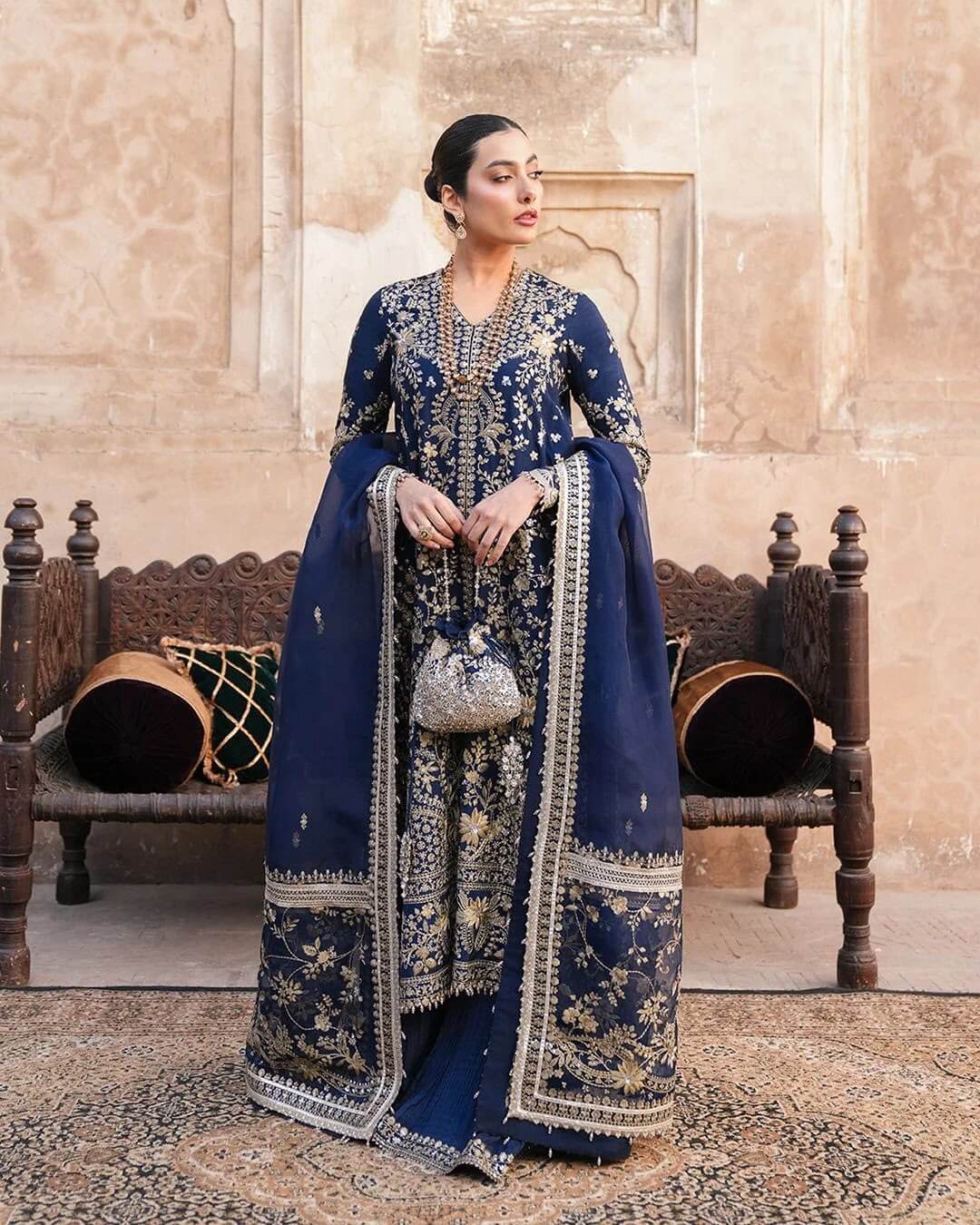 Faiza Saqlain Ayska Chiffon Replica